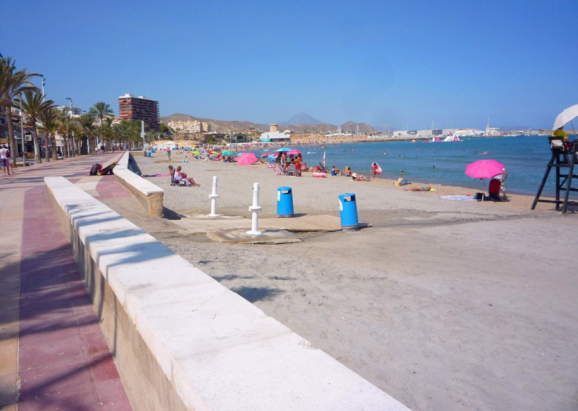 Playa y costa de El Campello